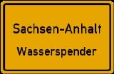 Wasserspender Sachsen-Anhalt